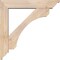 Ekena Millwork Legacy Traditional Smooth Bracket w/ Offset Brace, Douglas Fir, 5 1/2"W x 26"D x 26"H BKT0604X26X26LEC01SDF - alternate 4